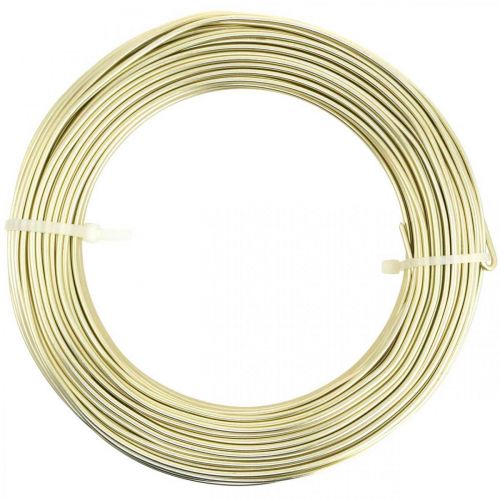 Artikel Aluminiumdraad Ø2mm champagne decoratiedraad rond 480g