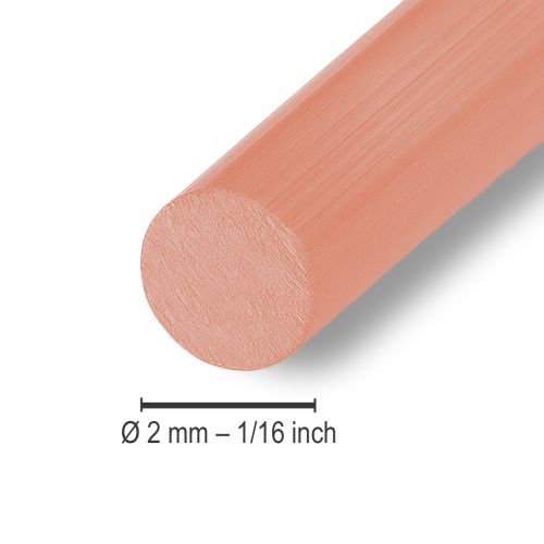 Artikel Aluminiumdraad 2mm sieradendraad roségoud 500g 60m
