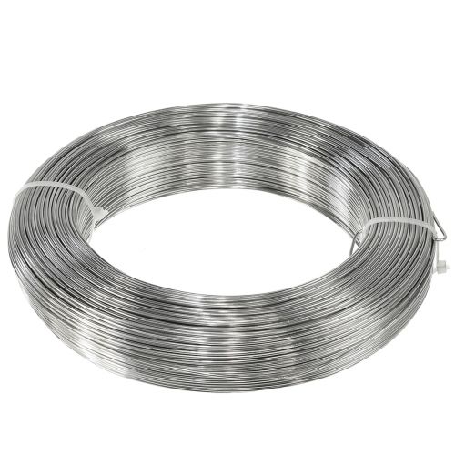 Artikel Hobbydraad zilver aluminiumdraad decoratief draad Ø1,5mm 1000g
