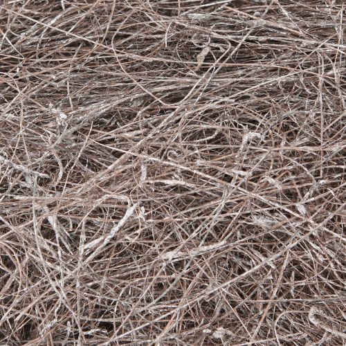 Artikel Knutselmateriaal palmvezels wit gewassen palmyra palm 1kg