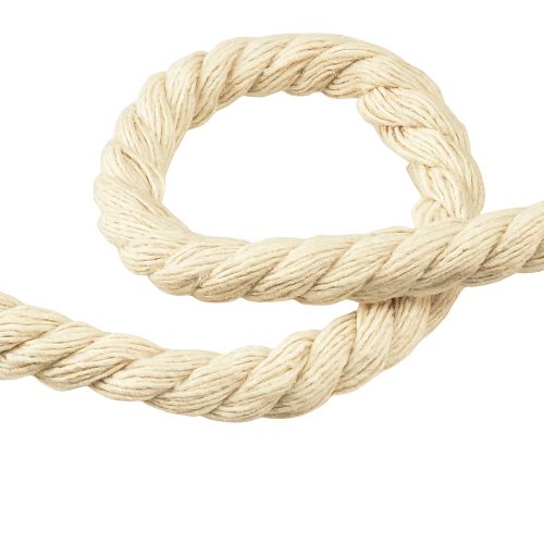Artikel Katoenen koord sierkoord crème Ø6mm 5m per 2st
