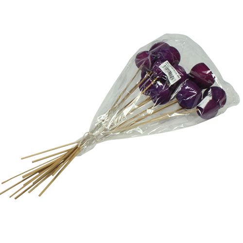 Floristik24 Bell Cup Mix op stokje Erika 15 st