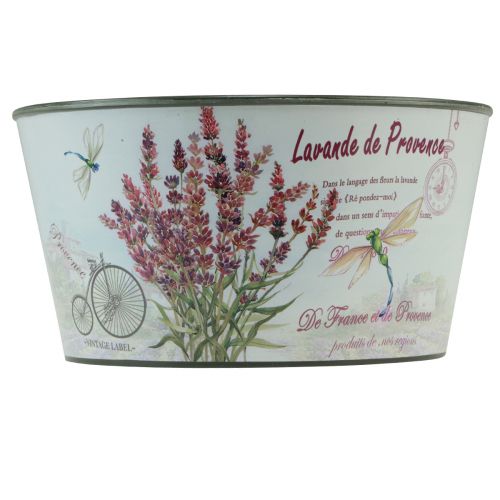 Artikel Plantenbak lavendel kunststof bloemenschaal rond Ø21cm H11cm