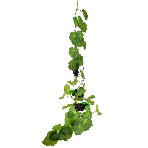 Artikel Bladslinger druiven decoratie groen blauw 169x10x15cm
