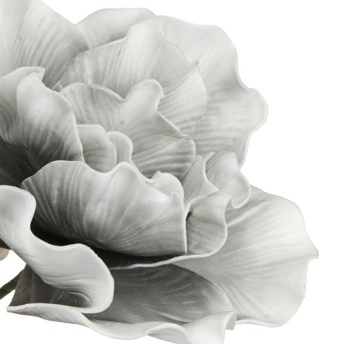 Artikel Bloemen Foam Grote Kunstbloemen Foam Grijs 85cm 2st