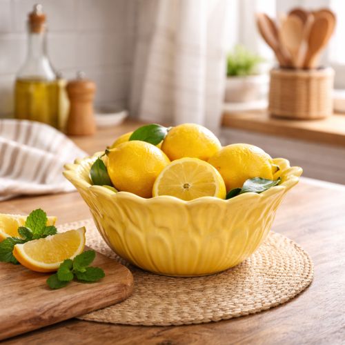 Artikel Decoratieve keramische bloemenkom voor huisdecoratie en als cadeau-idee, 13 cm, 2 stuks