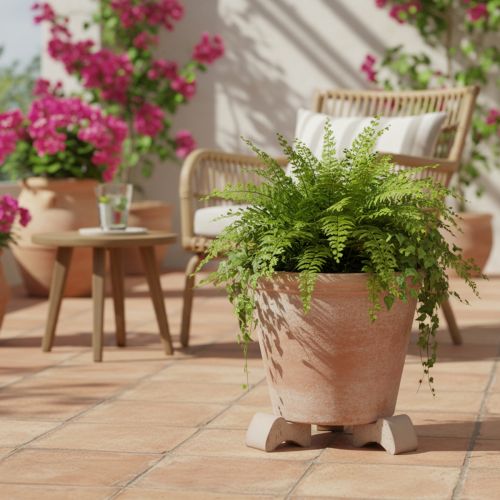 Artikel Bloempotvoetjes, praktische verhoging, potaccessoire voor balkon en terras, 7 cm, 3 stuks