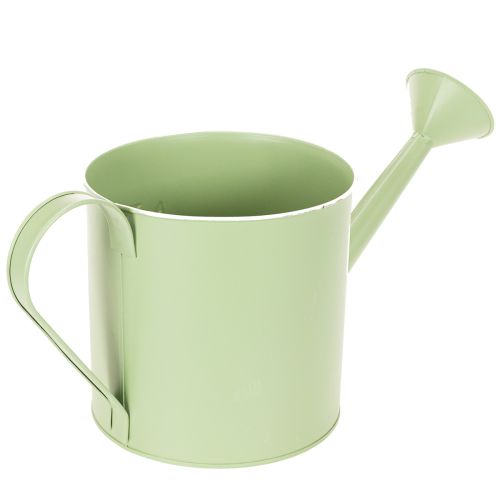 Bloempot, decoratieve gieter, mintgroene zinken plantenbak, Ø16,5 cm | Floristik24.nl