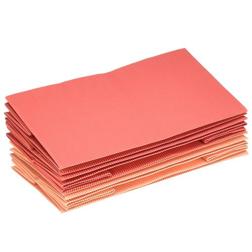 Artikel Bloementas extra lang met folie zalmroze 24x12cm 6 st