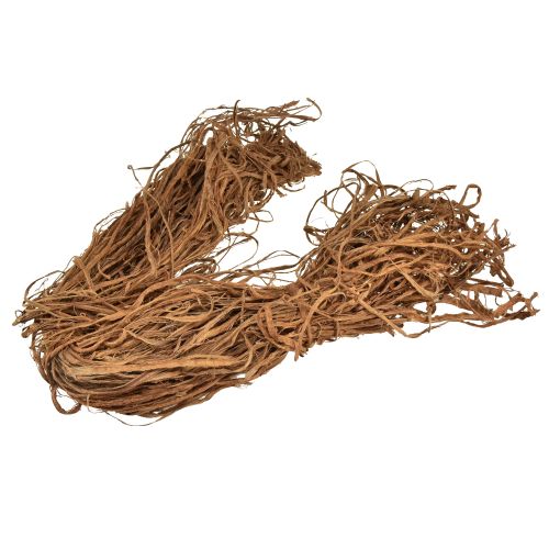 Artikel Hobbymateriaal natuurlijke decoratieve vezels bruin exotische natuurlijke vezels 500g