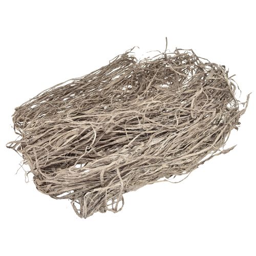 Floristik24 Decoratieve vezels voor handwerk natuurlijk bruin wit natuurlijke materialen 500g