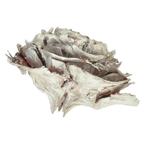 Artikel Cederkegels gesneden als roos cederroos 4-6cm wit/naturel 50 stuks