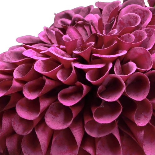Artikel Dahlia kunstbloemen met paarse bloemen Ø10cm L80cm 2st