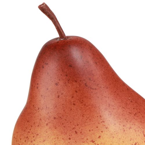Artikel Decoratieve peer geelbruin voor herfst Thanksgiving Ø8,5cm 4 st