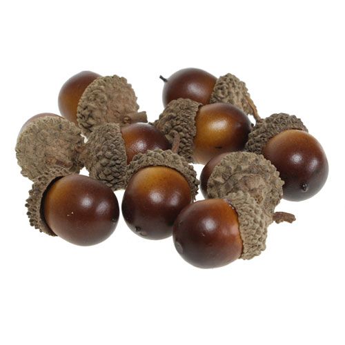 Floristik24 Decoratieve eikels 3cm 36p