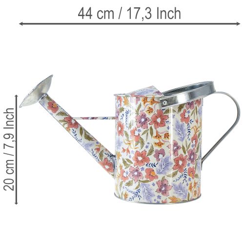Decoratieve metalen gieter, vintage bloempot, Ø18cm | Floristik24.nl
