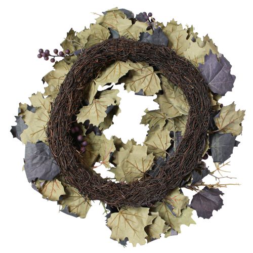 Artikel Decoratieve krans wijnbladeren en druiven herfstkrans wijnranken Ø60cm