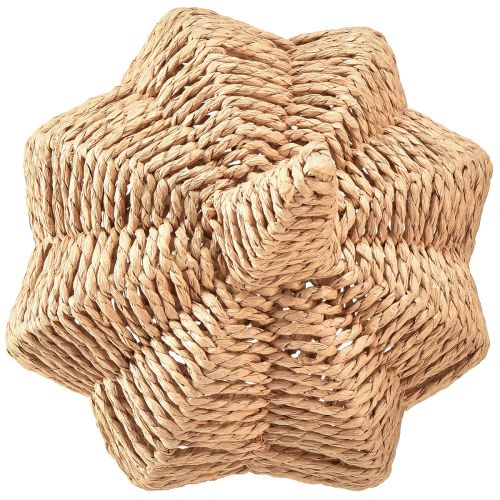 Artikel Decoratieve pompoen raffia naturel rustieke herfstdecoratie Ø25cm H25cm