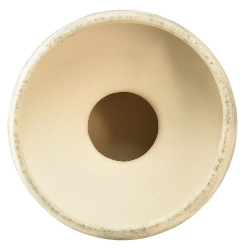 Artikel Decoratieve schaal keramiek schaal crème grijsgroen Ø20cm H16cm