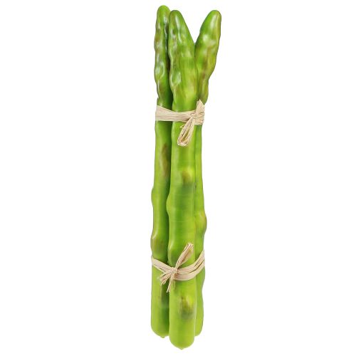 Floristik24 Decoratieve Asperges Groen Kunstgroente L22cm Ø1,5cm 3st