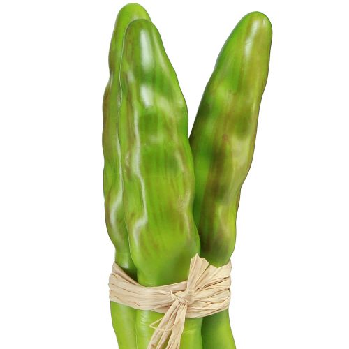 Artikel Decoratieve Asperges Groen Kunstgroente L22cm Ø1,5cm 3st