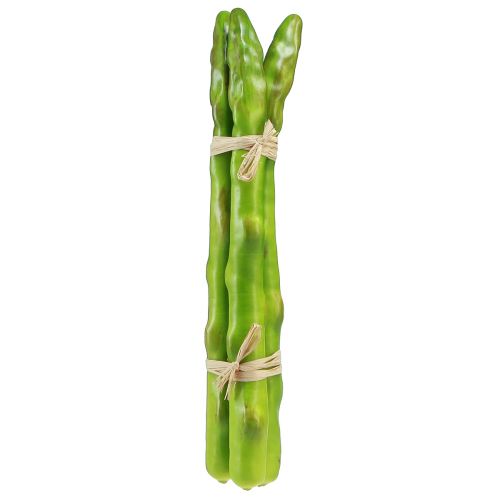 Artikel Decoratieve Asperges Groen Kunstgroente L22cm Ø1,5cm 3st