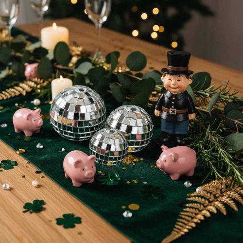 Decoratieve spiegelbollen,