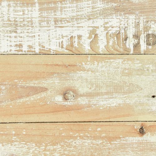 Artikel Decoratief dienblad met pootjes bruin wit shabby chic 30x30cm