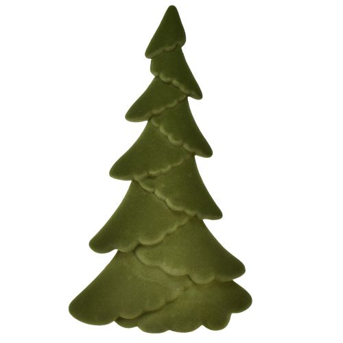 Artikel Decoratieve dennenboom gevlokte kerstboom groen 60cm