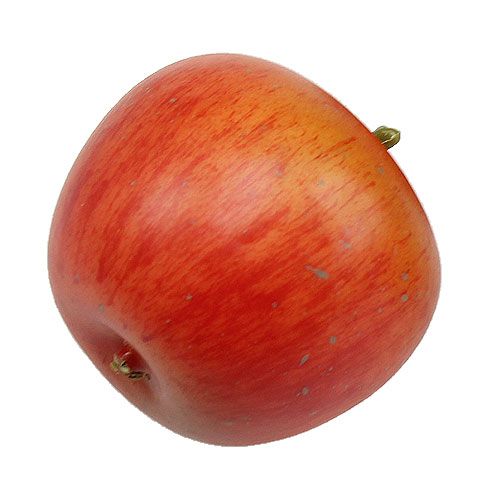Floristik24 Decoratieve appels oranje 4cm 6st