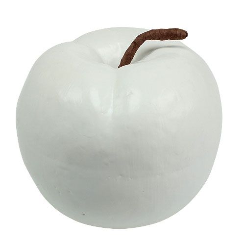 Floristik24 Kunstfruit decoratieve appel wit 18cm