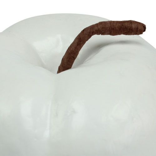 Floristik24 Kunstfruit decoratieve appel wit 18cm