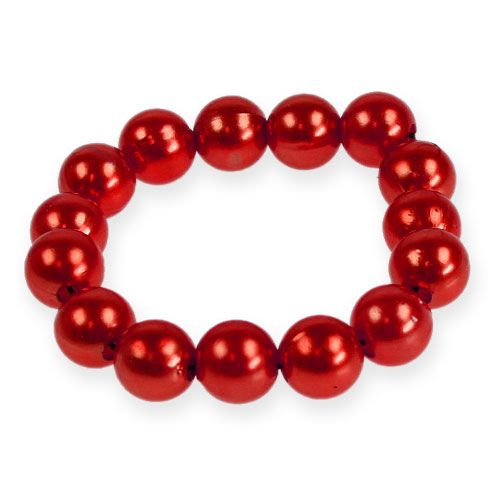 Floristik24 Decoratie kralen Ø10mm rood 115st