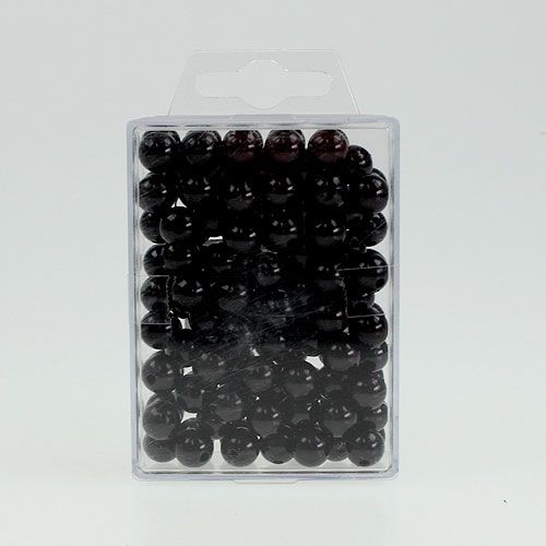 Artikel Decoratieve kralen Ø10mm zwart 115 st