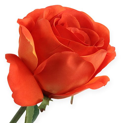 Artikel Decoratieve rozen oranje 32cm 6st