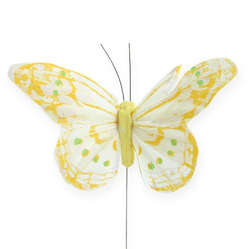 Artikel Decoratieve vlinders op de draad 10cm 12st