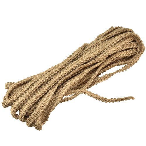 Floristik24 Decoratief lint naturel decoratief lint jute lint ornament B2cm L12m