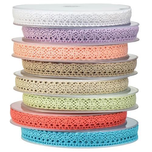 Artikel Kantlint sierlint diverse kleuren B16mm L20m