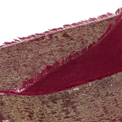 Artikel Decoratief lint Kerstversieringslint Bordeaux Goud B40mm L10m