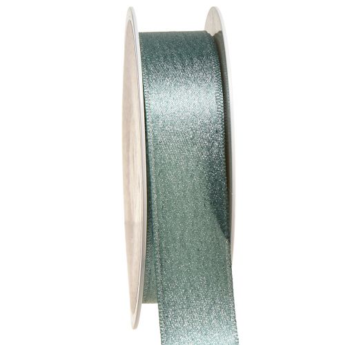 Floristik24 Decoratief lint Decoratief lint glanzend groen glamour B25mm L20m
