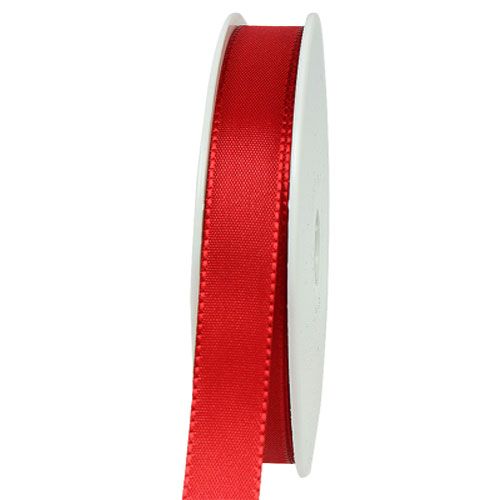Floristik24 Cadeau- en decoratielint rood 25mm 50m