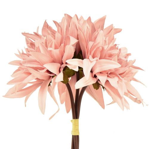 Floristik24 Decoratieve bloemen dahlia kunst roze bloesem Ø15cm L28cm 3 st