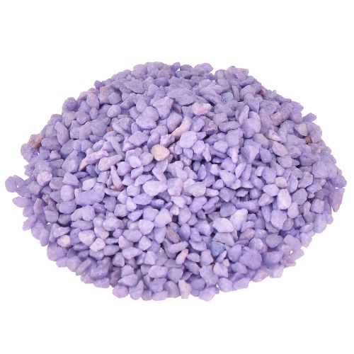 Floristik24 Decoratiekorrels lila sierstenen paars 2mm - 3mm 2kg