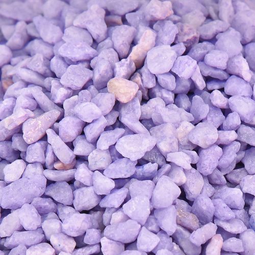 Floristik24 Decoratiekorrels lila sierstenen paars 2mm - 3mm 2kg