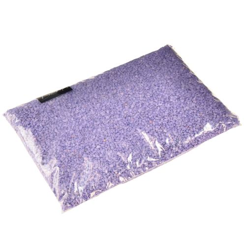 Floristik24 Decoratiekorrels lila sierstenen paars 2mm - 3mm 2kg
