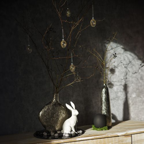 Artikel Decoratieve hanger eiglasgevulde paasdecoratie om op te hangen 5x8cm 6 st