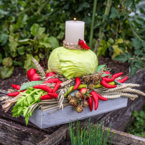 Artikel Decoratieve hanger zomer chilipepers rood kunstmatig L50cm