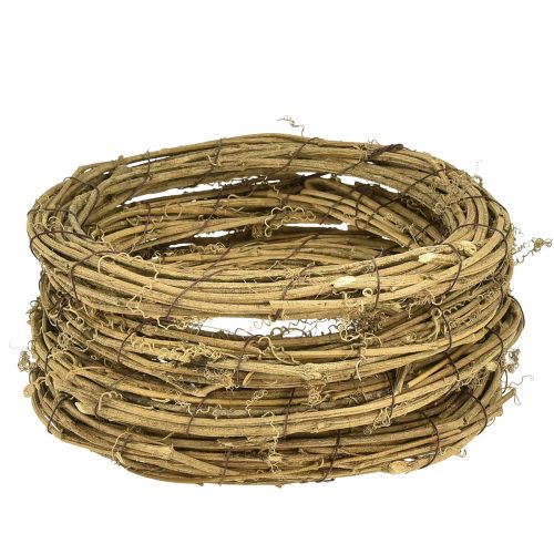 Artikel Decoratieve krans wijnranken naturel krans blanco Ø25cm 4st