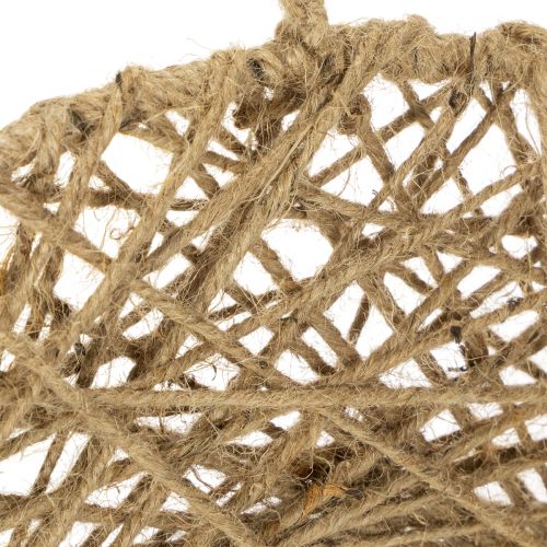 Artikel Decoratieve ringen van jute, natuurlijke stijl, hangende decoratie, boho-stijl, Ø38 cm, 2 stuks, metalen ringen, wanddecoratie, raamdecoratie