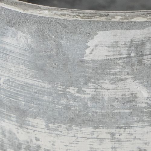 Artikel Decoratieve metalen schaal, ovaal, grijs, L22,5/19,5/16 cm, set van 3